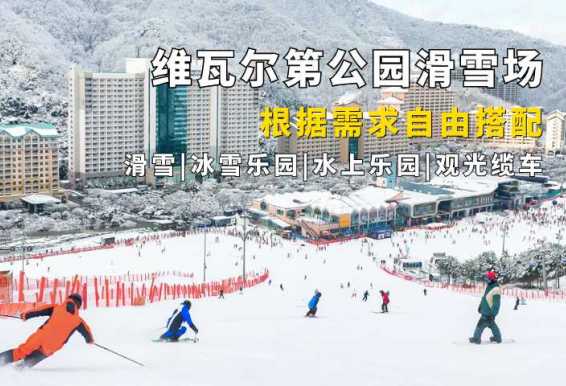 维瓦尔第公园度假村滑雪场 自由组合（大明滑雪场）