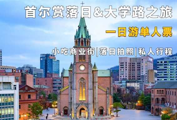 首尔赏落日&大学路一夜游